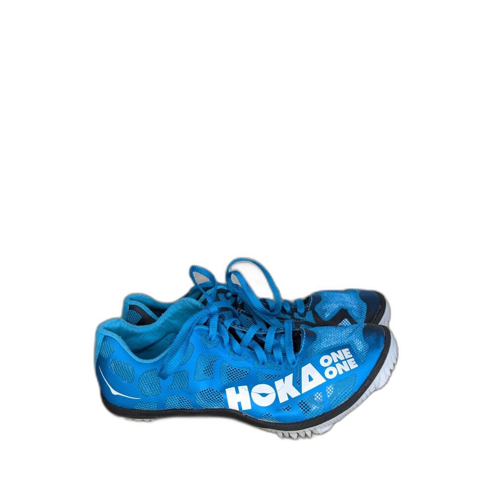 HOKA ONE ONE Women's ROCKET MD Track Shoes Cyan / White Training Wms 7